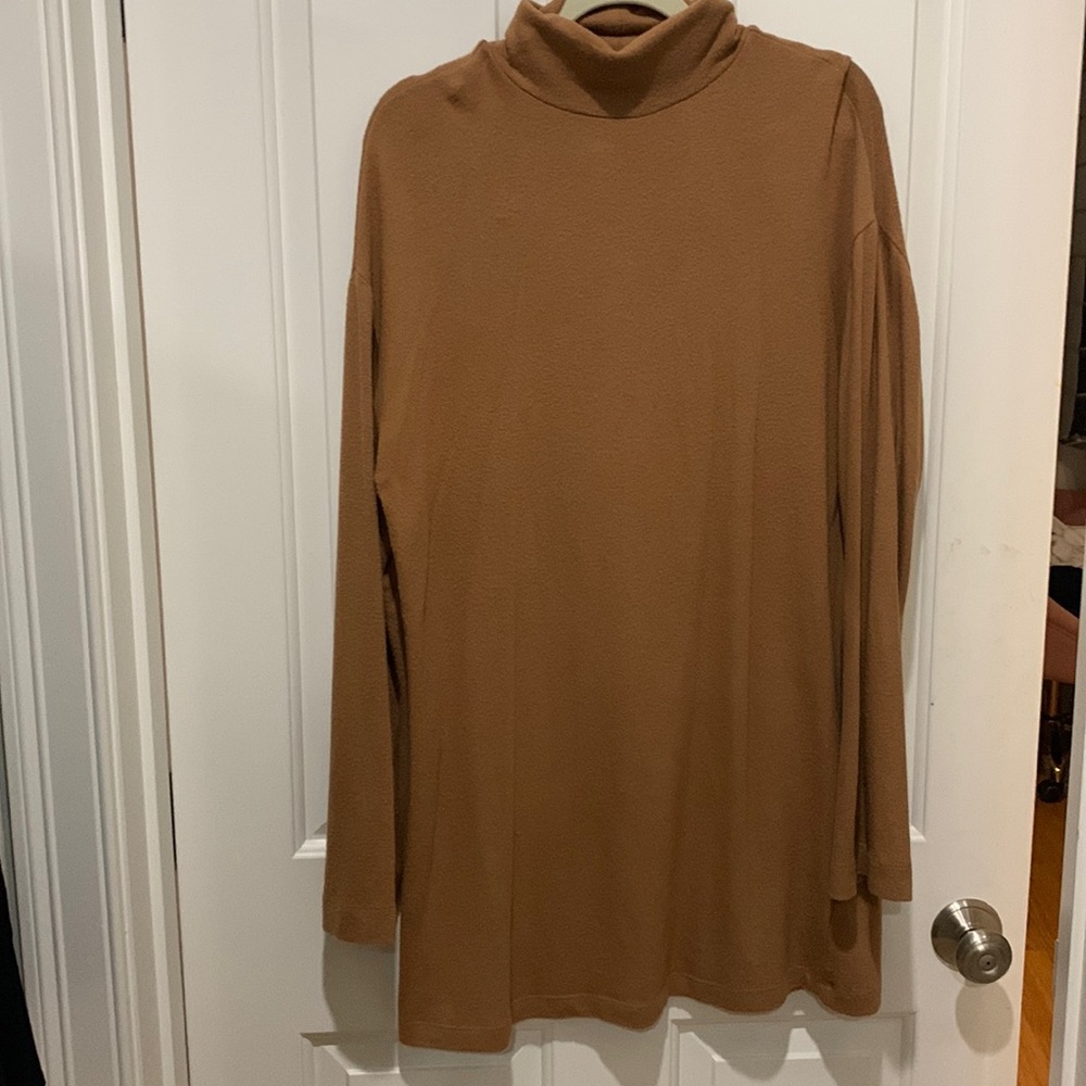 Reformation long sleeve turtle neck dress